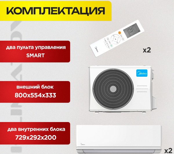 Комплект сплит-системы кондиционера в Москве
